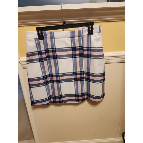 Tory Burch Tory Sport Plaid Pleated Athletic Skirt Size 8 - Picture 1 of 8